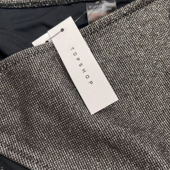 TOPSHOP Metallic Tanga Bikini Bottoms - Picture 6 of 7